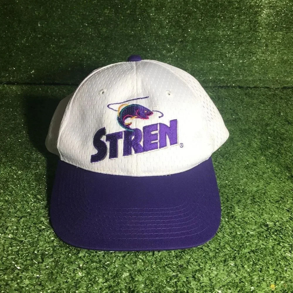 Mens Vintage Hat Stern 90s fish adjustable strap summer